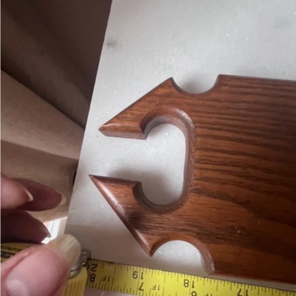 Vintage Wooden Wall Candle Holders with mirrors set of 2